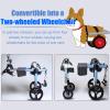 Corgi 4-Wheel Dog Wheelchair for Small, Medium, and Large Dogs, Full Hip Support, Adjustable Leg Brace for Walking (Pink, S) (Blue, Medium) view 3