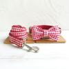 JKDSAO Dog Collar, Creative Durable Collar with Leash and Bow Tie, 5 Sizes, XS view 1