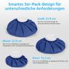 AOOWU 3-Pack Reusable Ice Bags for Injuries, Hot and Cold Therapy, Leakproof with Cover view 2
