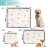 Washable Pee Pads for Large Dogs, Non-Slip, Car Seat, 61 x 91 cm, Peach and Gold, 2-Pack view 3
