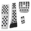 STQNXR Pedal Covers for Mercedes-Benz Smart Forfour Fortwo W451 2007–2014, Accelerator and Brake view 1