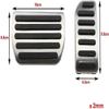 Pedal Cover Set for Volvo XC60 XC70 V60 V70 S40 S60 S80L view 2