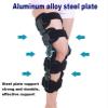 HSWOYEA Post-Op Hinged ROM Knee Brace with Lock, Adjustable Leg Orthosis for ACL, MCL, PCL and Meniscus Tears view 3