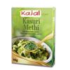 Kajal Kasuri Methi Dried Fenugreek Leaves, 1 x 1 kg | Aromatic Spice for Indian Cuisine | 100% Natural | Gluten-Free view 2