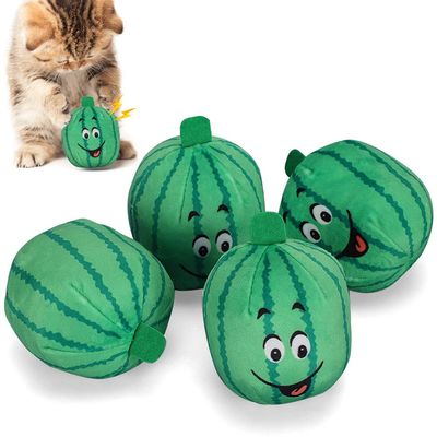 Dog Toy for Aggressive Chewers, 4-Pack Watermelon Squeaky Toy