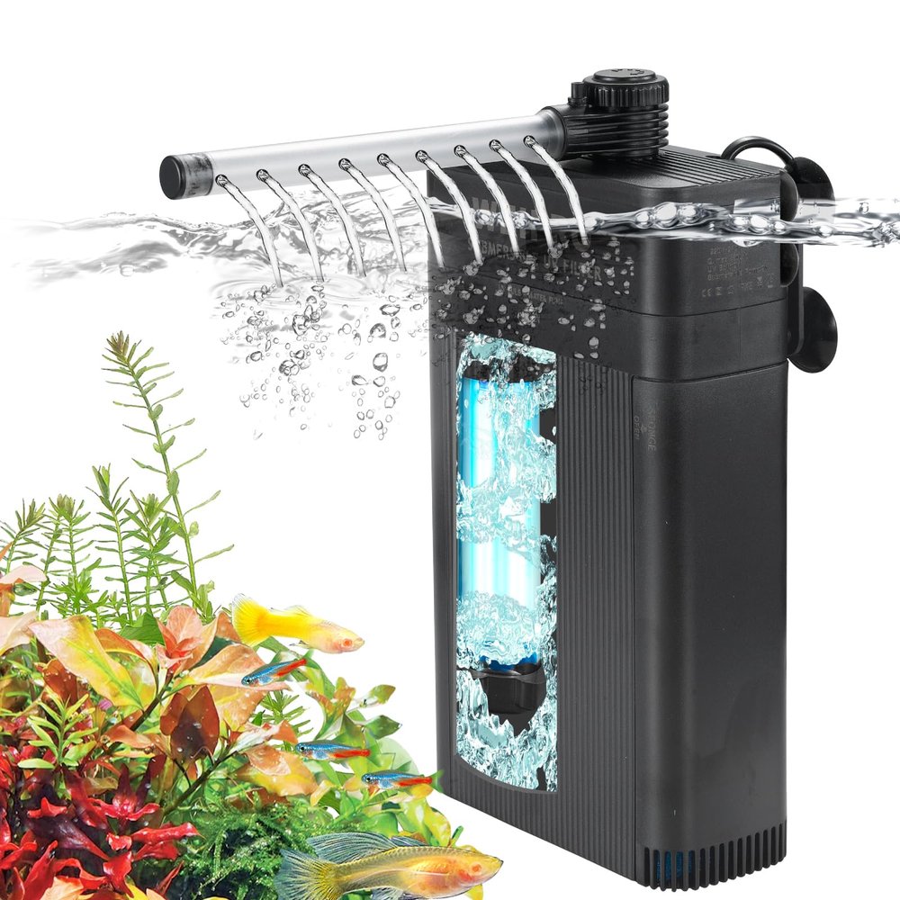 Aquarium Filter with 9W UV Lamp