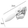 #3 Zipper Sliders for Sewing, Nylon Coil Invisible Metal Zipper Repair Kit, Black view 2