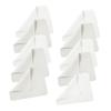 Microfiber Eyeglass Cleaning Cloths, 10-Pack, White view 1
