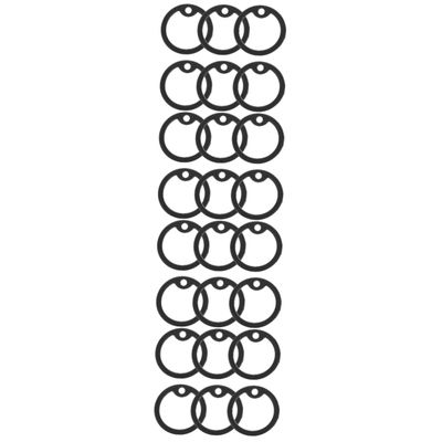 BELLIFFY 24-Piece Dog Tag Silencers