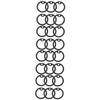 BELLIFFY 24-Piece Dog Tag Silencers view 1