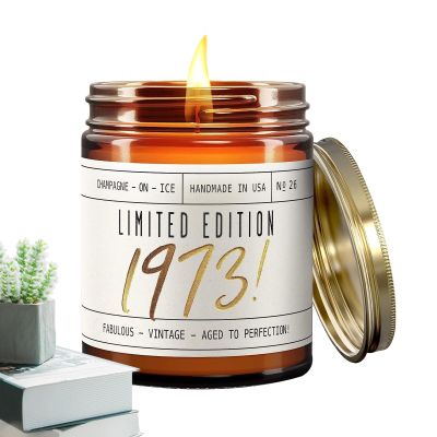 Aromatherapy Scented Candle, Winter Scent 9 oz Soy Candle, Happy Birthday Candle, 40-Hour Burn Time, Home Decor for Mom, Christmas
