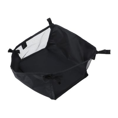 Black Oxford Fabric Stroller Underseat Storage Bag