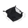 Black Oxford Fabric Stroller Underseat Storage Bag view 2
