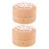 ibasenice 2-Piece Baby Tooth Boxes, Beige, for Boys and Girls view 1