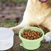 Travel Dog Bowl, Foldable Silicone Snack Bowl view 2