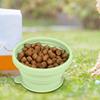 Travel Dog Bowl, Foldable Silicone Snack Bowl view 3