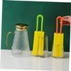 2-Pack Double-Sided Sponge Bottle Brushes, Orange view 3