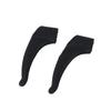 Healvian Silicone Ear Hooks for Glasses, Anti-Slip, Black, 1 Pair view 1