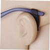 Healvian Silicone Ear Hooks for Glasses, Anti-Slip, Black, 1 Pair view 3