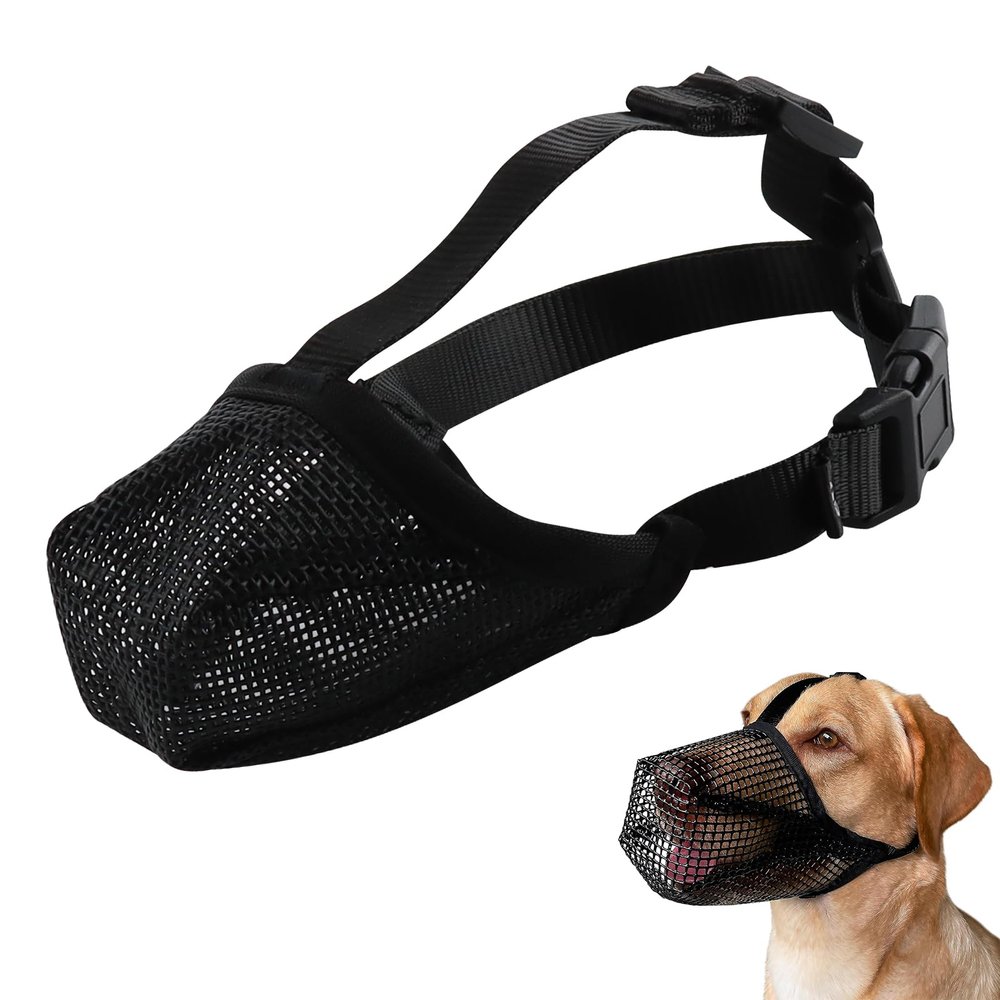 Breathable Mesh Muzzle, XS for Pets