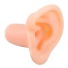 Pink Silicone Ear Model for Earring Training with Inner Structure view 1