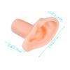 Pink Silicone Ear Model for Earring Training with Inner Structure view 2