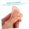 Pink Silicone Ear Model for Earring Training with Inner Structure view 4