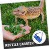 BESPORTBLE Reptile Carrier Bag for Lizards and Bearded Dragons, Adjustable Strap, Soft Flannel, Lightweight for Travel view 2