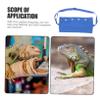 BESPORTBLE Reptile Carrier Bag for Lizards and Bearded Dragons, Adjustable Strap, Soft Flannel, Lightweight for Travel view 4