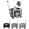 ERYUE Pet Carrier Trolley with Wheels for Small Dogs and Cats view 2