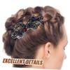 Sparkling Rhinestone Hair Clip for Women with Bow and Metal view 3