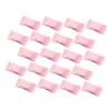 LALADEFIEE 20 Compressed Disposable Nonwoven Towels, Compact and Absorbent, Pink view 1