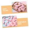 LALADEFIEE 20 Compressed Disposable Nonwoven Towels, Compact and Absorbent, Pink view 4