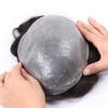 Men’s V-Loop Toupee with Full PU Base, Remy Human Hair view 4