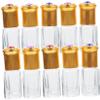 MUSISALY 3 ml Glass Roll-On Perfume Bottles, 10-Pack, Assorted Colors view 1