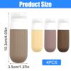 4-Pack 60 mL Refillable Silicone Travel Bottles view 2