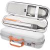 RAIACE Gray Hard-Shell Case Compatible with Dyson Airstrait Hair Straightener, Travel Storage Bag view 1