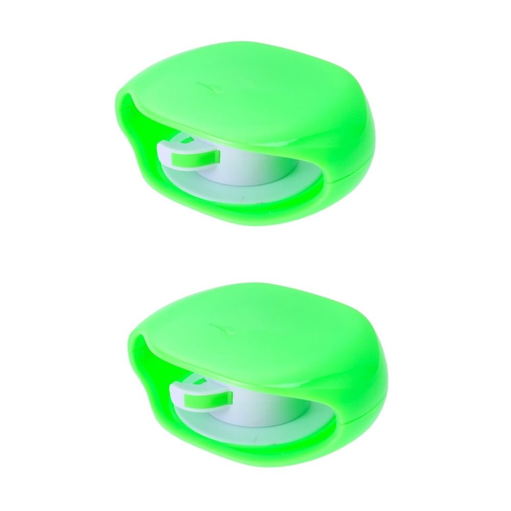 CONGARTENO 2-Piece Automatic Cable Retractor for Headphones, Portable Multifunctional Cable Organizer Box for Home and Travel, Green