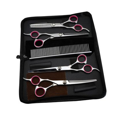 7-Inch Stainless Steel Pet Hair Scissors for Cat Grooming
