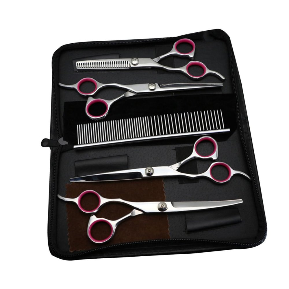 7-Inch Stainless Steel Pet Hair Scissors for Cat Grooming