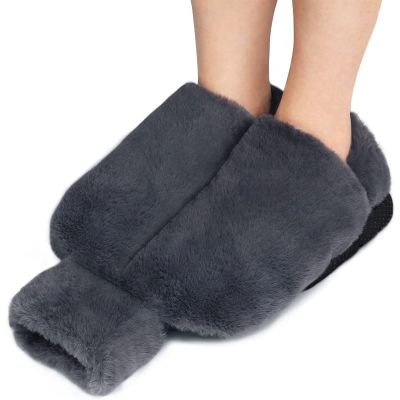ISCBAFYX Heated Foot Warmer for Women and Men, 2 L Hot Water Bottle with Soft Plush Cover, Washable, Removable, 36 x 30 cm