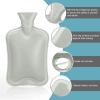 ISCBAFYX Heated Foot Warmer for Women and Men, 2 L Hot Water Bottle with Soft Plush Cover, Washable, Removable, 36 x 30 cm view 3