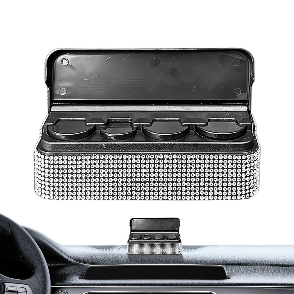 Rhinestone Car Change Organizer