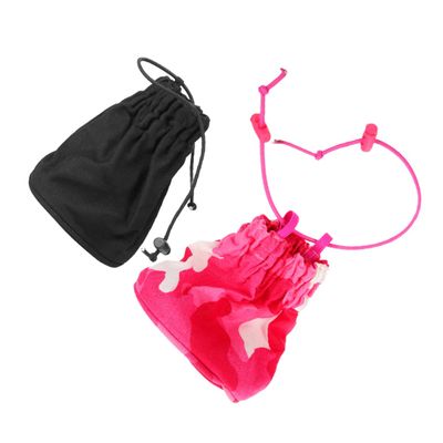 Baluue 2-Pack Canvas Hair Dryer Diffuser Covers, Foldable and Lightweight, for Wet or Dry Curly and Wavy Hair, Travel
