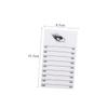 2-Piece White Acrylic Lash Extension Palette for Salon Use view 2