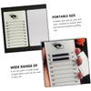 2-Piece White Acrylic Lash Extension Palette for Salon Use view 3
