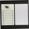 2-Piece White Acrylic Lash Extension Palette for Salon Use view 4