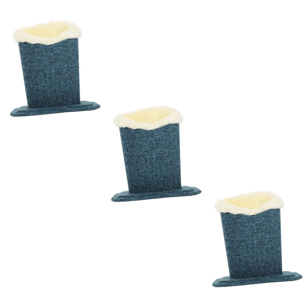 COLLBATH 3-Piece Plush Eyeglass Holder, Stylish Eyeglass Stand for Sunglasses and Reading Glasses