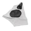 Mesh Horse Fly Mask with Ear Protection, Breathable and Elastic, for Riding (Gray) view 3