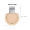 Healvian 3-Pack 90 ml Silicone and PP Travel Bottles view 3